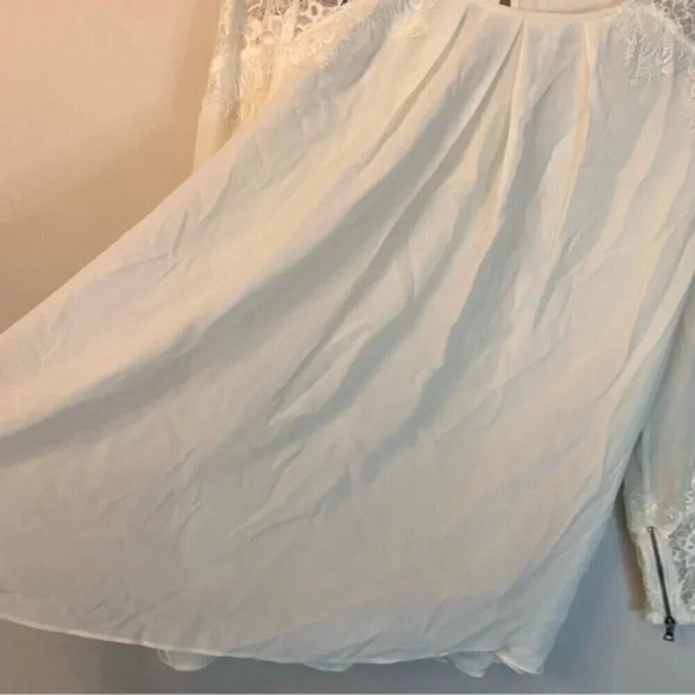 Alice + Olivia Lace 100% Silk Blouse S - Picture 11 of 11